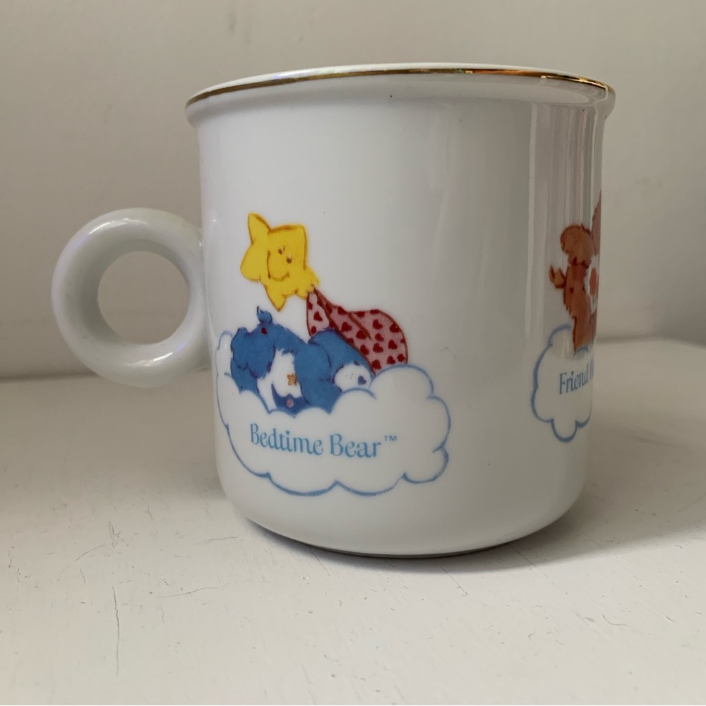 Adorable vintage Care Bears porcelain mug